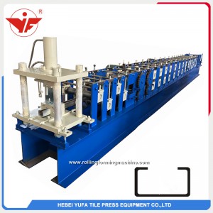 Ukraine used 3.5mm C purlin strong roll forming machine