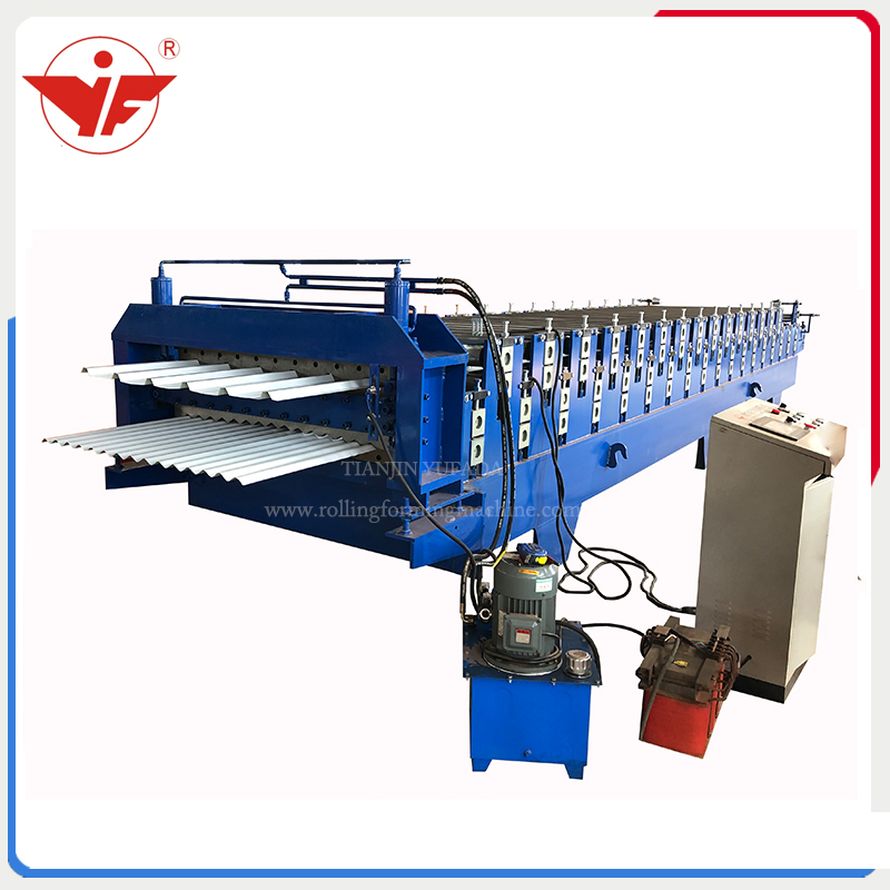 Double deck roll forming machine for Trinidad and Tobago