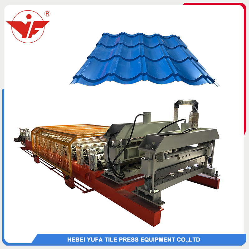 828 glazed tile roll forming machine