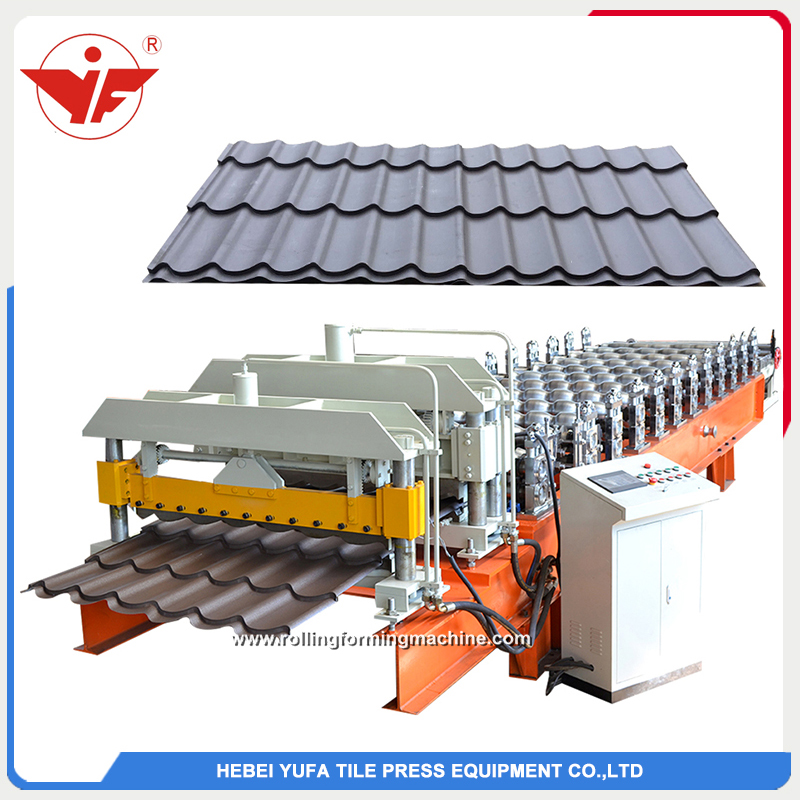 1100mm glazed roof tiles roll forming machine suppliers