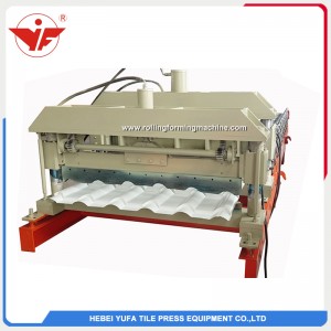 Ukraine used step tile roofing roll forming machine