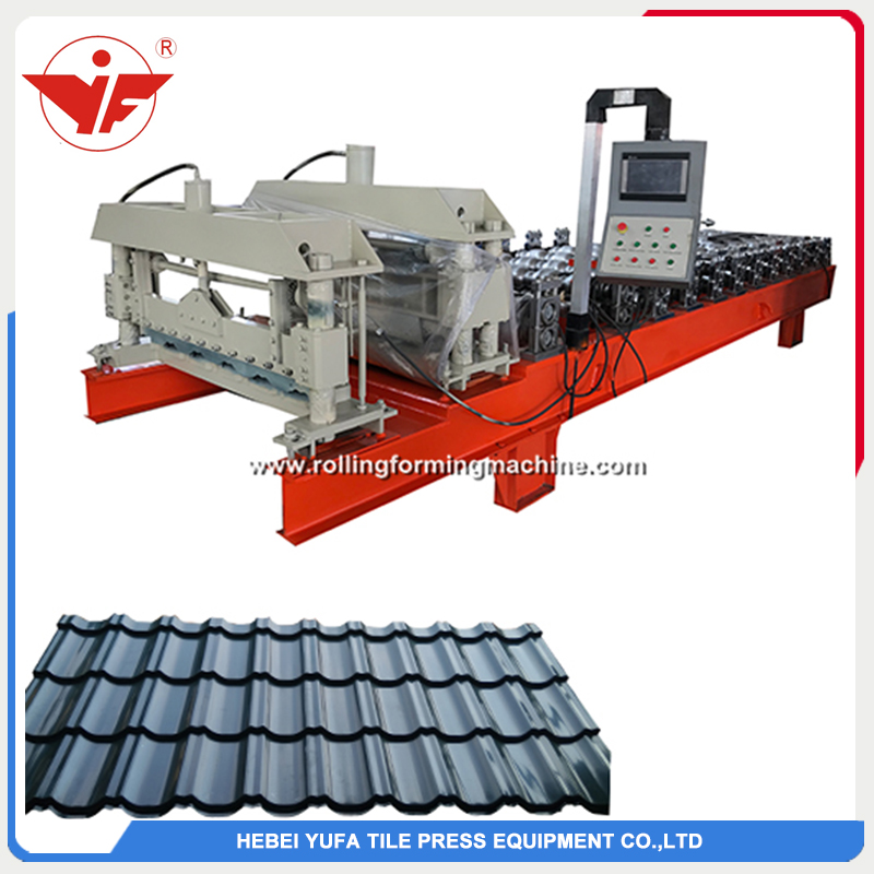 Russia hot sell step tile roll forming machine