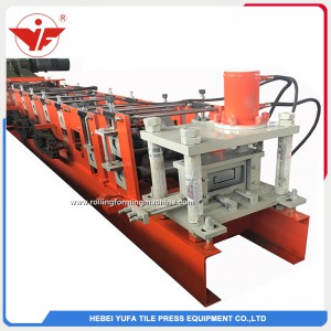 Customized C purlin shape roll forming machine