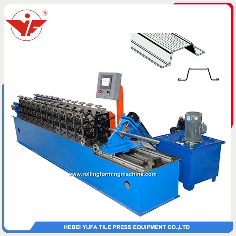 Omega hat roll forming machine