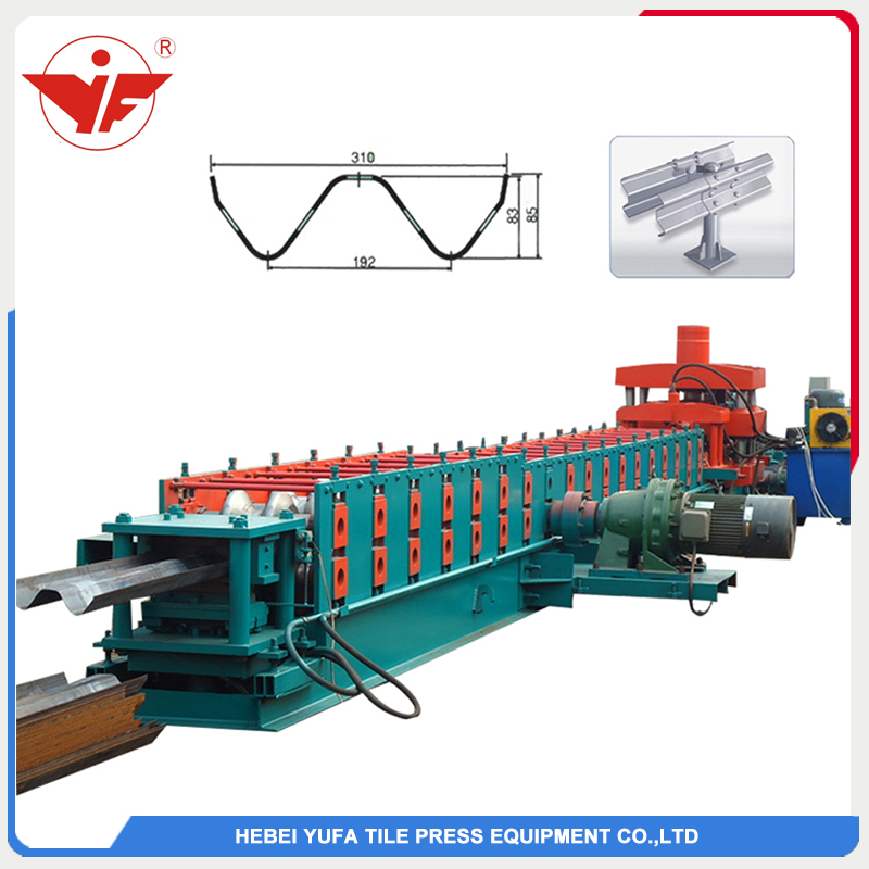 Crash barrier highway guardrail roll forming machine