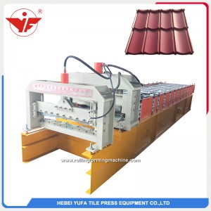 Indonesia hot sell 800 step tile roofing panel machine