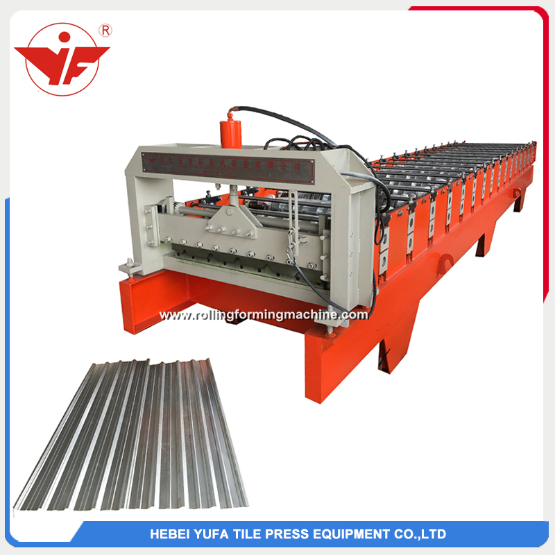 Indonesia used 750 roofing panel roll forming machine