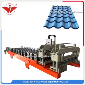 Poland hot sell step tile roll forming machine