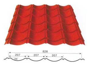 YF28-207-828 Step roofing tile roll forming machine