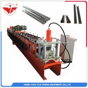 Malaysia Russia used distribution box punching hole C purlin roll forming machine