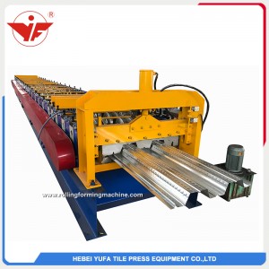 Indonesia sell 1000 3 wave floor deck roof roll forming machine